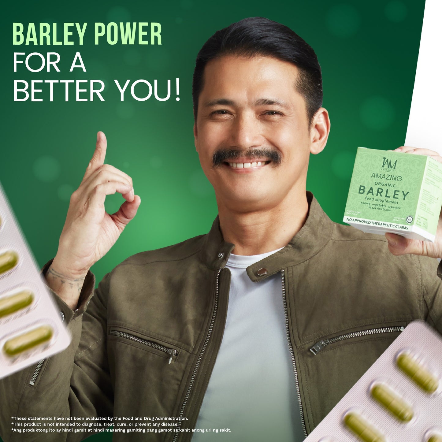 IAM Amazing Barley Capsule | 100 CAPSULES | Free Shipping | COD