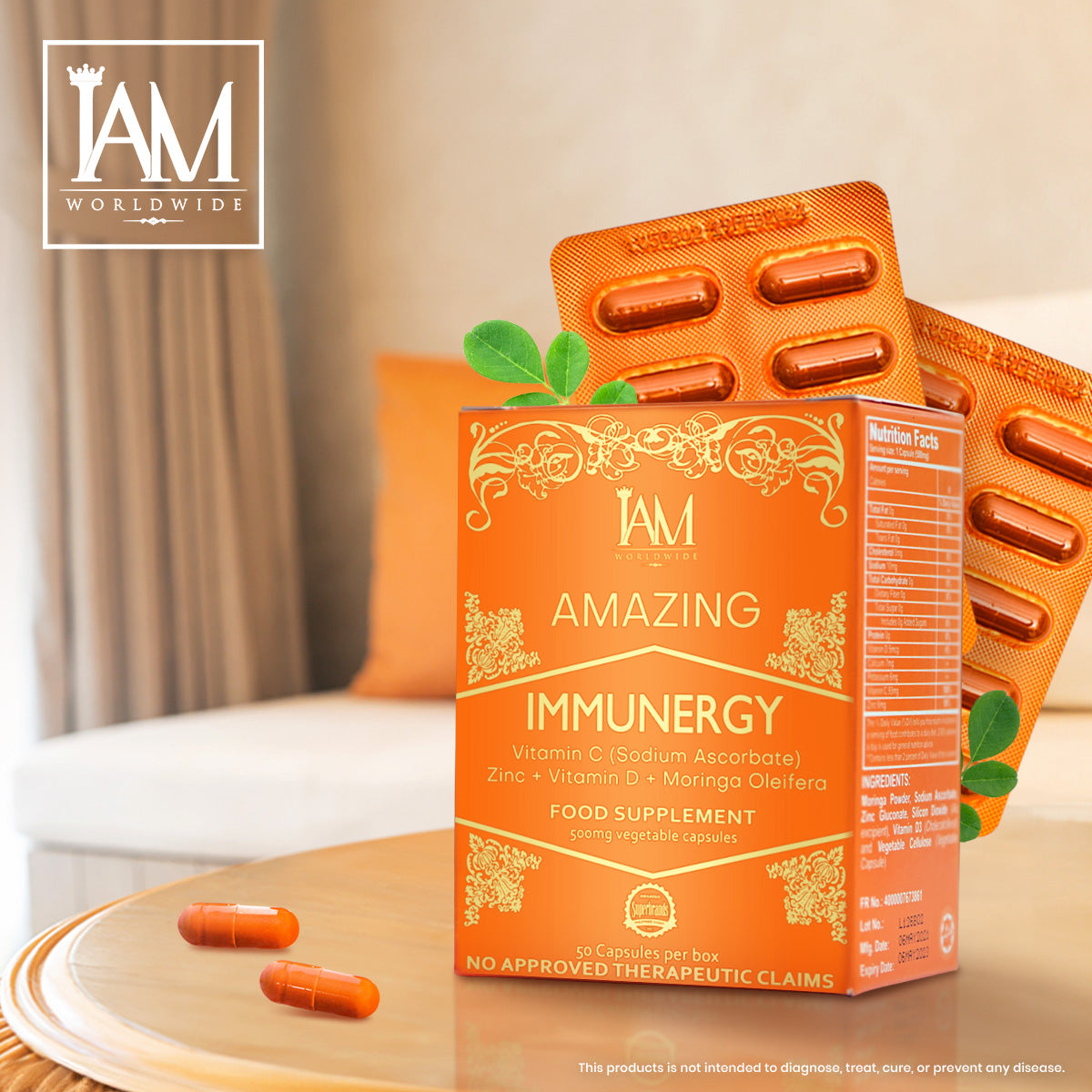 Amazing Immunergy | 50 Capsules | Free Shipping | COD