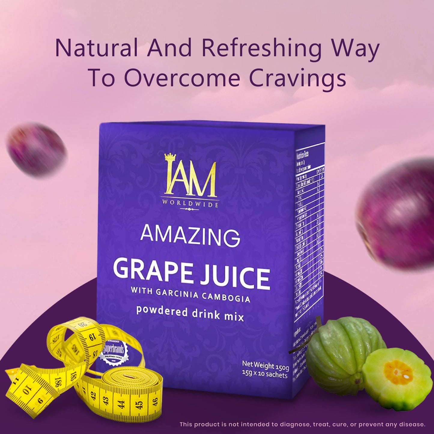 Amazing Garcinia Cambogia Grape Juice | 10 SACHETS | 10 DAYS PROGRAM Regular price₱1,500.00 Sale price₱900.00Sale