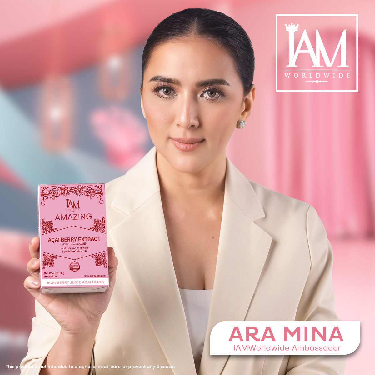Amazing Acai Berry with Collagen and Bacopa | 7 Sachets | Free Shipping | COD