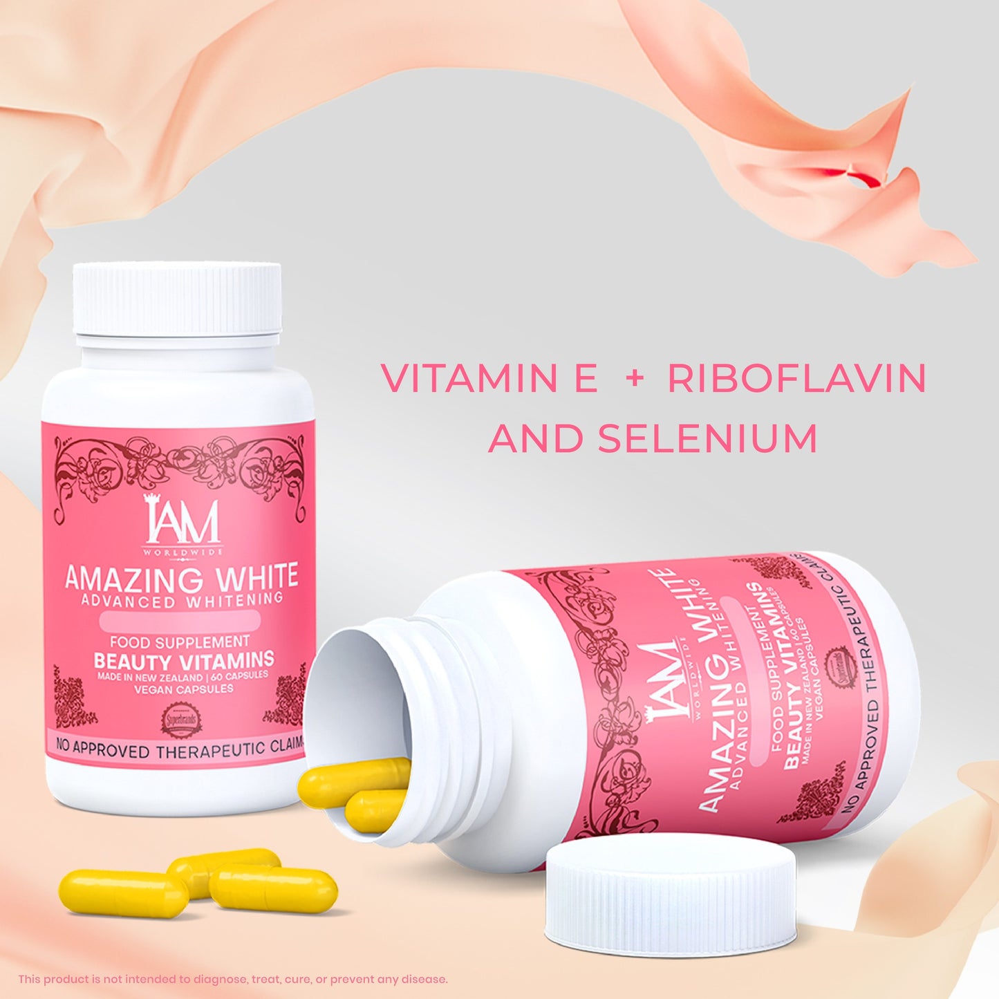 Amazing White | 1 bottle | 60 Capsules | Free Shipping | COD